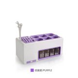 浦晨 多功能厨房置物架调味瓶组盒刀具架收纳架(优雅紫PB6003)