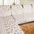 尚丽屋shine life钻布艺绗缝防滑沙发垫90x180厘米钻石棉三人位沙发垫(五瓣花)