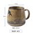釉下彩陶瓷马克杯创意办公室早餐牛奶咖啡红茶水杯子送礼物350ml(鱼乐单杯)