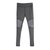 鸭鸭2018新款运动裤紧身塑形透气吸汗弹性瑜伽跑步裤JSK97405(浅灰色 165)