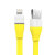 ROCK iphone6数据线 手机平板充电线 苹果5 5S ipad4mini智能断电(黄色)