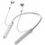 Sony/索尼 WI-C400无线蓝牙耳机运动跑步音乐耳塞颈挂入耳式耳麦(白色)