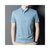 CINEESD 2021夏季新款男式条纹Polo衫商务休闲短袖翻领 夏季新款(2305灰色 180/XL)