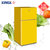 星星（XingXing）80升双门小冰箱 家用冷藏冷冻冰箱(BCD-80EB黄色)