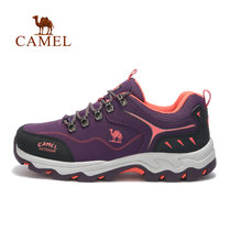 CAMEL骆驼户外女款徒步鞋 防滑低帮系带女款徒步鞋 A73330633(紫红 40)
