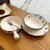 韩式小狗陶瓷碗泡面碗沙拉盘少女心学生早餐碗家用儿童餐具套装(ins小狗手柄碗盘子面碗三件套 +白叉)
