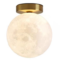 乐米月球系列高科技3D打印创意吸顶灯-200