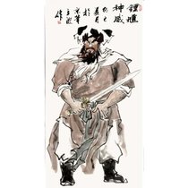 刘立波  国画 人物画 水墨写意 钟馗 竖幅立轴