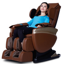 郑品 按摩椅ZP-AY002豪华按摩椅家用全身零重力 太空舱多功能电动按摩沙发椅子(巧克力色)