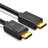 绿联(UGREEN) 10212 DP高清线1.2版 2K*4K DisplayPort公对公连接线 3米(计价单位：根)黑色