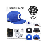 [SM_EXO]限量版平沿帽 STRAP BACK(蓝色)