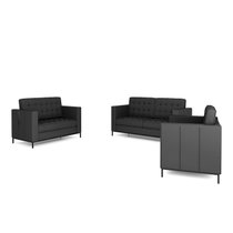 SF9033西皮沙发 现代时尚简约沙发 客厅沙发 办公沙发 小户型直排沙发(SF-9033西皮沙发（小）)