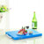 IUPILON厨房用塑料砧板无菌加厚菜板案板切菜板面板刀板用品包邮(蓝色 40x30x3cm)