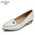 Aolun/澳伦 春装新款气质单鞋时尚个性简单大方百搭款女42160001(白色 35)
