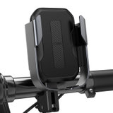 倍思（Baseus)电动单车手机支架自行车支架摩托车手机支架  适用4.7-6.5英寸手机(黑色)