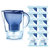 碧然德（BRITA）过滤净水器 家用滤水壶 净水壶 Marella 金典系列 2.4L（蓝色）(一壶10芯)