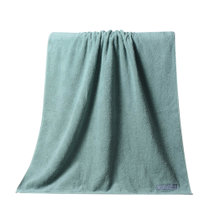 洁丽雅纯棉尚雅生活浴巾140*70cm绿 加厚款
