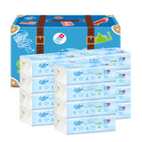 可心柔V9婴儿纸巾100抽12包 保湿纸 乳霜纸餐巾纸