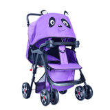 婴幼儿推车伞车超轻便折叠可坐可躺婴儿车宝宝手推车超萌可爱婴儿推车(紫色)