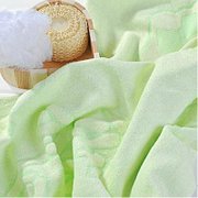 竹之锦 竹纤维浴巾 超细纤维加大加厚抹胸大浴巾Y-031(绿 70*140cm)