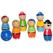 斯琳可（Toyslink）HT2107儿童木制海盗保龄球益智玩具
