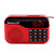 纽曼N63红 老人收音机新款小型迷你便携式可充电多功能插卡播放器歌曲戏曲听戏随身听广播调频