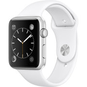 Apple Watch Sport 智能手表(白色运动型表带+银色表壳 42mm)