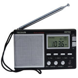 德生收音机新款便携式R-9702 金属黑 老年人全波段小型复古变频半导体老式