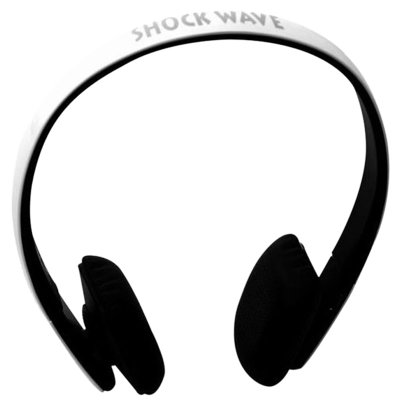 冲击波（shockwave）SHB-921BH 无线蓝牙耳机 头戴式HiFi立体声耳机（白色）