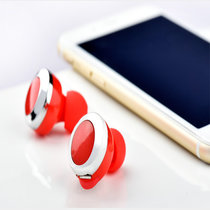 耳宝双耳无线蓝牙耳机4.1 手机通用型运动迷你蓝牙耳机(红 官方标配)
