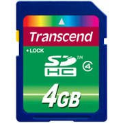 创见（Transcend）4GB Class4 SDHC存储卡（Class4规格、超值SD卡、超大存储容量、符合RoHS规范)