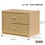 爱丽思IRIS 带盖环保木质收纳柜组合柜简易书柜置物柜STB(STB-400H原木)