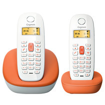 Gigaset 集怡嘉 A685套装 2.4G数字双无绳电话机 水晶橙