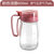 调味瓶 玻璃厨房液体调料瓶B863创意装酱油醋调料瓶套装lq300(粉色 油瓶)