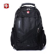 瑞士军刀SWISSGEAR双肩包背包电脑包书包休闲商务旅行包SA1418(黑色)