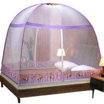 黛格床上用品单双人床玻璃纤维防蚊魔术免安装蚊帐  防蚊 舒适 耐用(5 默认)