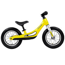 永久（FOREVER）平衡车儿童镁合金滑步车无脚踏单车2-3-6岁两轮轻便滑行车(黄色 12寸充气轮)