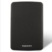 东芝（TOSHIBA）新黑甲虫系列 1TB 2.5英寸 USB3.0 高速 1T 移动硬盘(黑色 标配)