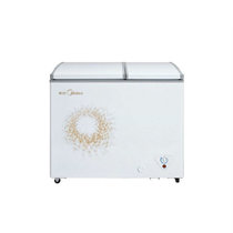 美的（Midea）BCD-182DKMA卧式冷柜 双温冷冻冷藏 家用商用冰柜 顶开门