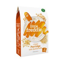 小皮(LittleFreddie)宝宝辅食婴儿营养米糊钙铁锌米粉160g(藜麦多谷物米粉)