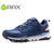 RAX防滑徒步鞋 男登山鞋减震保暖户外鞋 女鞋53-5C332(军蓝色男)