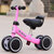 儿童平衡车1-3岁2宝宝滑行车溜溜车婴儿学步车玩具扭扭车生日礼物(粉色+高配款（提手加厚座椅） 默认版本)