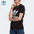 adidas阿迪达斯官网三叶草女装夏季运动短袖T恤GN2899GN2896(黑色 S)
