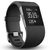 Fitbit Surge 智能手表 心率检测运动腕表乐活跑步智能手环无线计步器 蓝牙手机音乐操控 苹果三星小米华为通用型(黑色 男士L码（16.5-20cm）)