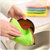 有乐 3820 竹纤维双面百洁布吸水不沾油洗碗巾抹布厨房清洁巾lq10(黄色+绿色)第2张高清大图