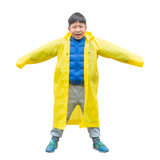 蕉趣 儿童雨衣加厚款非一次性 户外登山旅行EVA儿童雨披男女连帽雨具可重复使用(蓝色 儿童雨衣两件套装)