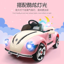 儿童玩具车电动车四轮小汽车充电可坐人遥控车小女孩宝宝1-3-6岁(灰色)