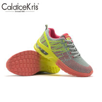 CaldiceKris（中国CK）透气网布轻便飞织运动女鞋CK-X861(粉红色 35)