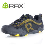 RAX 透气网布徒步鞋轻防滑户外鞋 耐磨男鞋神秘32-5C091(黑色)