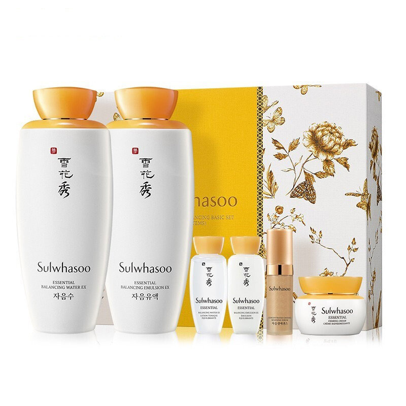 雪花秀sulwhasoo滋盈肌本水乳护肤品套装礼盒润颜水125ml润颜乳125ml
